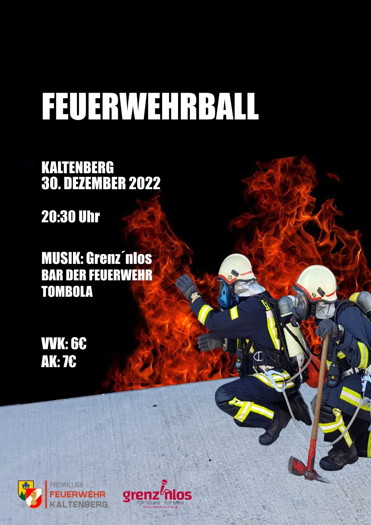 Feuerwehrball Plakat